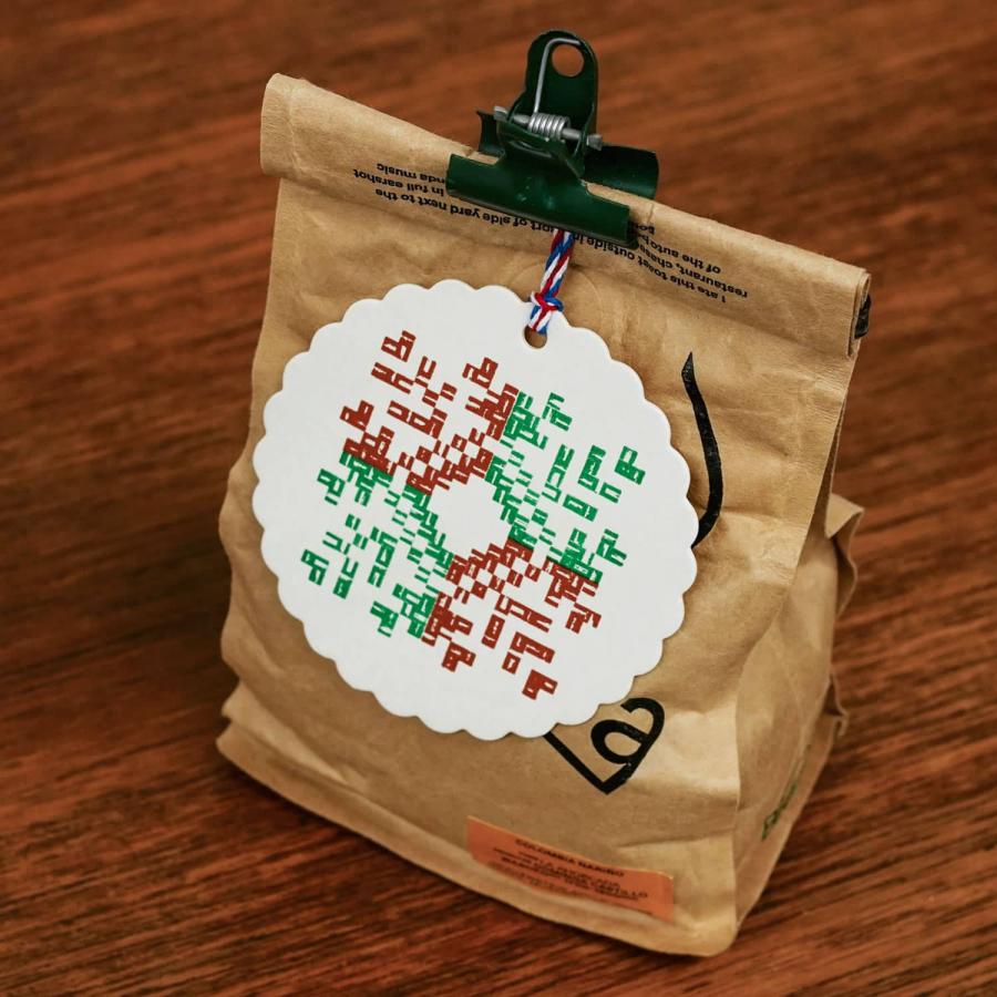 メッセージカード ミニ  グリーティングカード 活字組版オーナメントカード（キルト） カード 活版印刷 | HIGHTIDE | 07