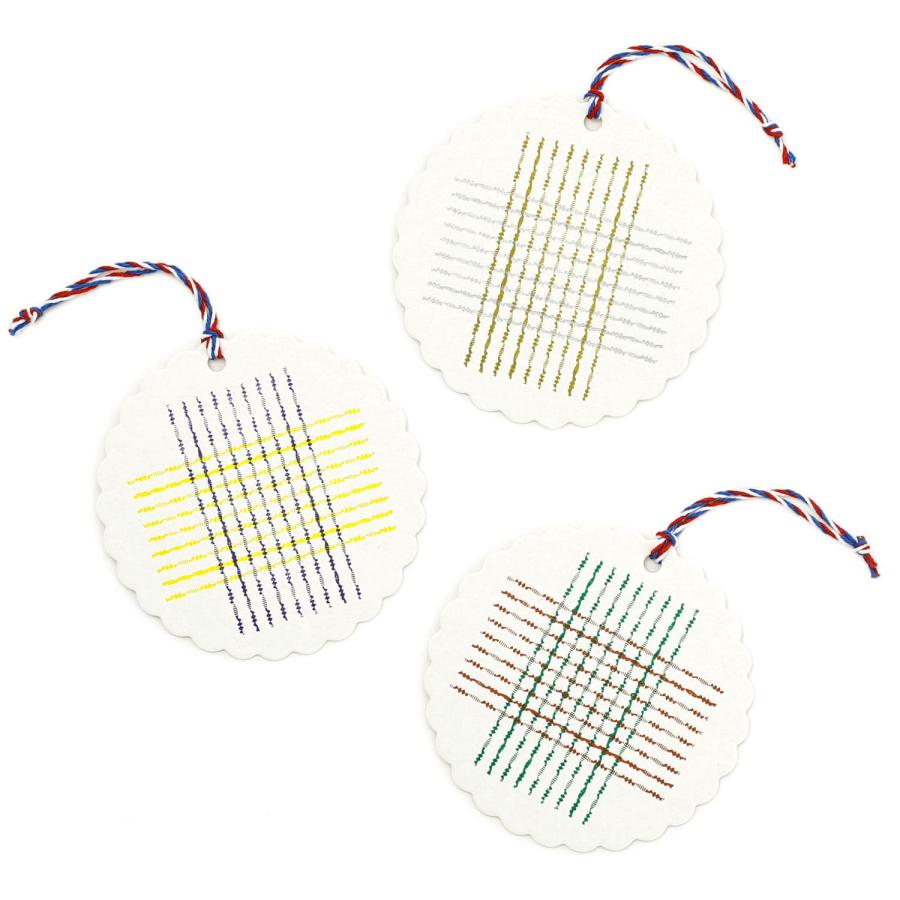 メッセージカード ミニ  グリーティングカード 活字組版オーナメントカード（クロス） カード 活版印刷 | HIGHTIDE