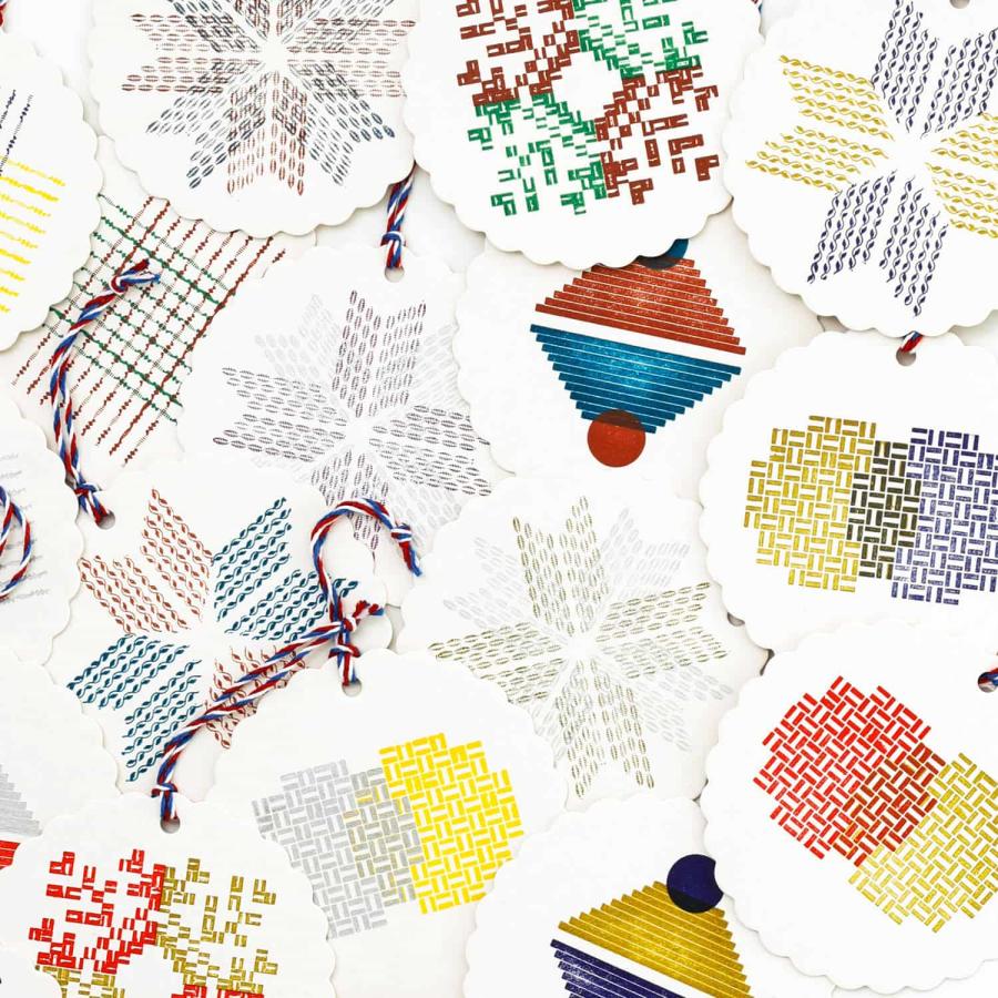 メッセージカード ミニ  グリーティングカード 活字組版オーナメントカード（クロス） カード 活版印刷 | HIGHTIDE | 14