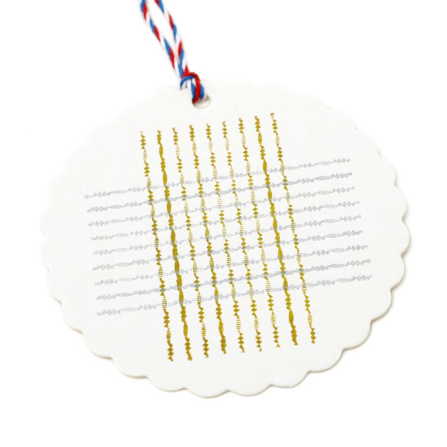 メッセージカード ミニ  グリーティングカード 活字組版オーナメントカード（クロス） カード 活版印刷 | HIGHTIDE | 04