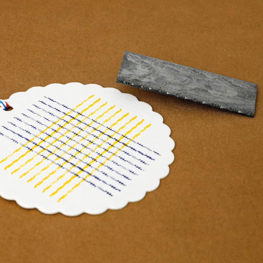 メッセージカード ミニ  グリーティングカード 活字組版オーナメントカード（クロス） カード 活版印刷 | HIGHTIDE | 07