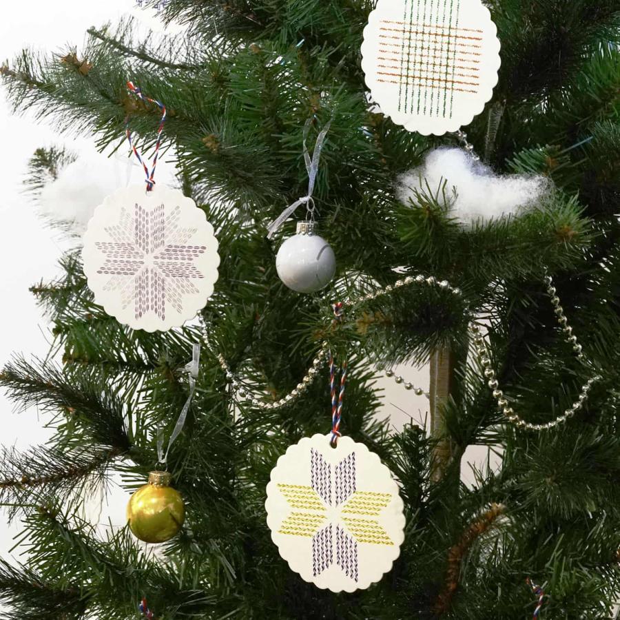 メッセージカード ミニ  グリーティングカード 活字組版オーナメントカード（ノルディック） カード 活版印刷 北欧 | HIGHTIDE | 09