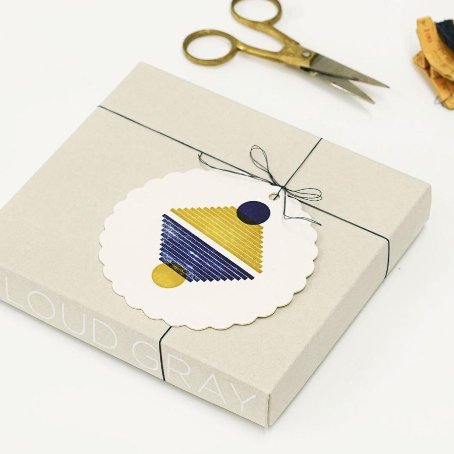 メッセージカード ミニ  グリーティングカード 活字組版オーナメントカード（逆さ富士） カード 活版印刷 富士山 | HIGHTIDE | 07