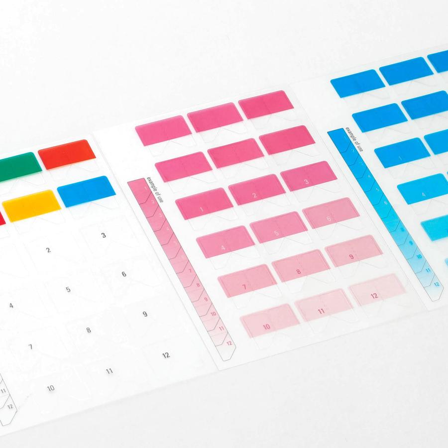 インデックスシール シースルーインデックスステッカー 手帳 デコレーション  透明 クリア ハイタイド | HIGHTIDE | 05