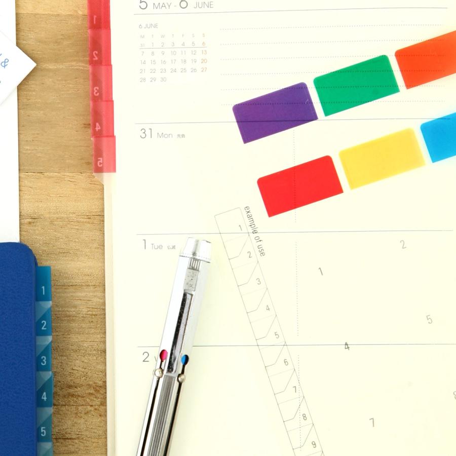 インデックスシール シースルーインデックスステッカー 手帳 デコレーション  透明 クリア ハイタイド | HIGHTIDE | 07