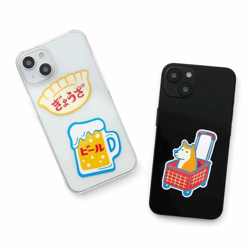 ステッカー ニューレトロ ダイカットシール スマホ PC パソコン スーツケース 犬 ネコ 猫 ぎょうざ デコレーション 大人 かわいい 可愛い 昭和レトロ 雑貨 | ニューレトロ | 17