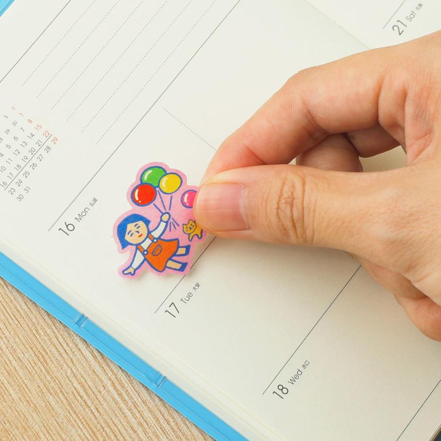 シール ニューレトロ フレークシール 手帳 ステッカー デコ デコレーション 女の子 収納 猫 犬 大人 かわいい 可愛い 昭和レトロ 雑貨 ハイタイド | ニューレトロ | 11