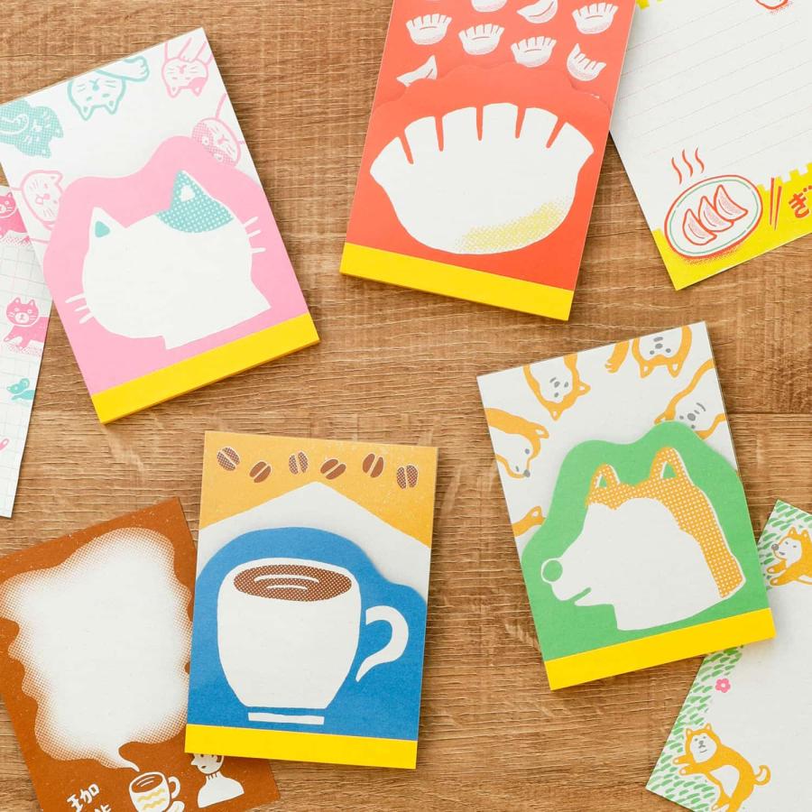 メモ帳 ニューレトロ あじ紙メモ メモパッド 一言メモ メモ用紙 手紙 レター メッセージ ポケットサイズ | ニューレトロ | 12