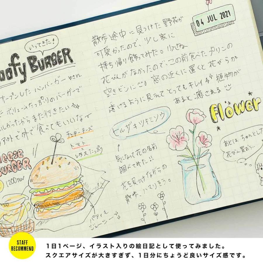 HIGHTIDE（ハイタイド） レプレ カスタマイズ手帳リフィル グリッド