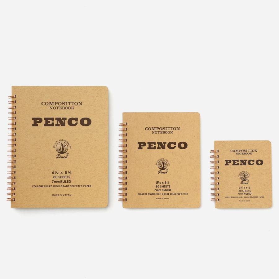 リングノート penco ペンコ コイルノート S メモ帳 ダブルリング 7mm 罫線 横罫 文房具 文具 おしゃれ | penco | 11