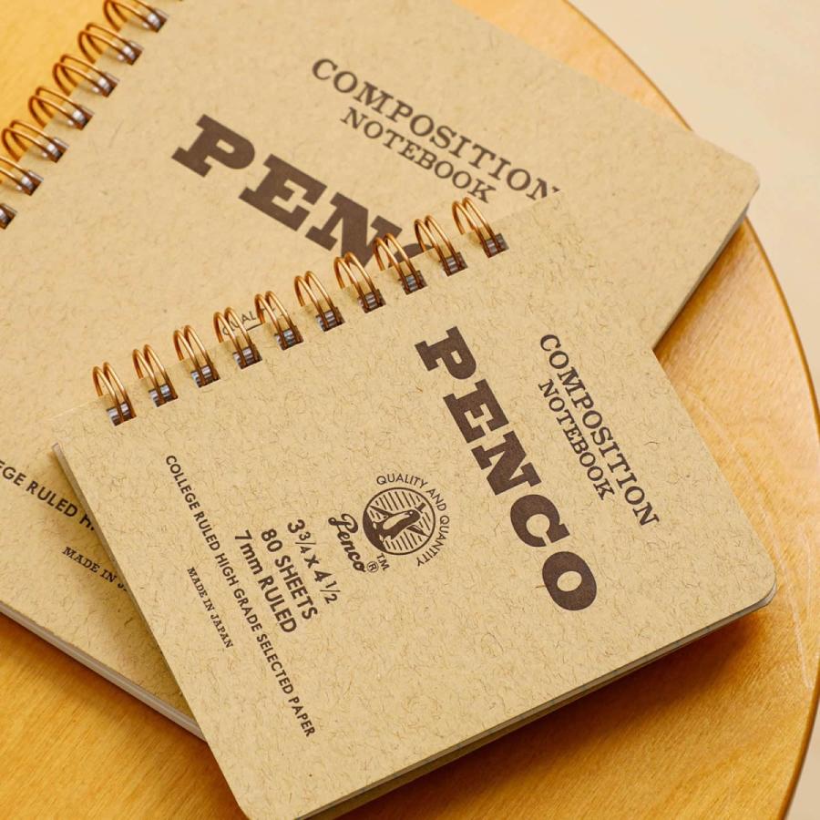 リングノート penco ペンコ コイルノート S メモ帳 ダブルリング 7mm 罫線 横罫 文房具 文具 おしゃれ | penco | 14