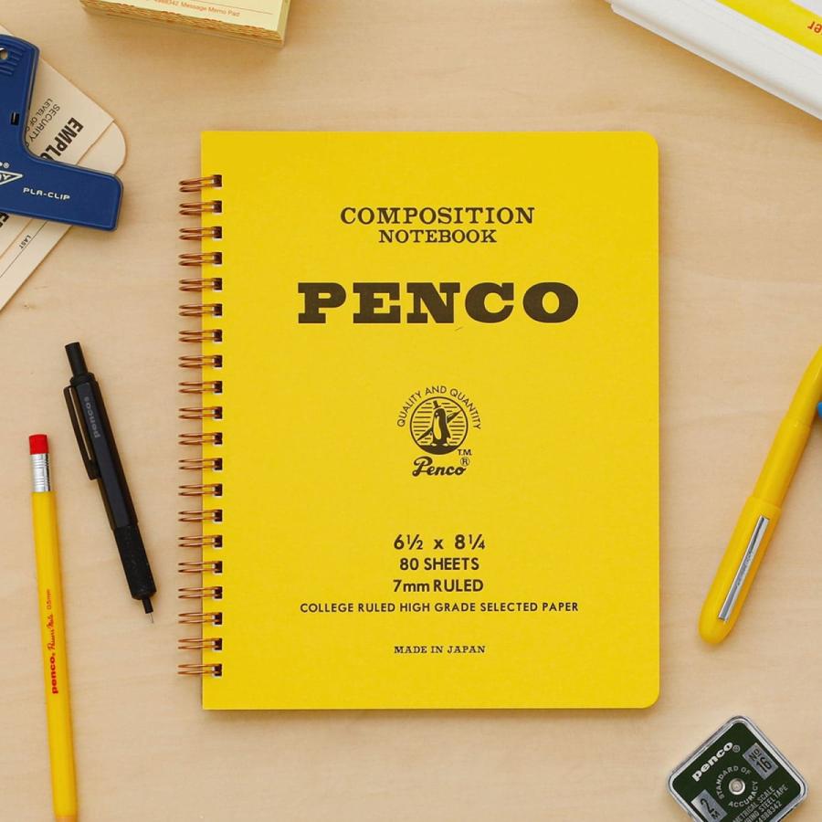 リングノート penco ペンコ コイルノート L ダブルリング 7mm 罫線  コイルノート 横罫 文房具 おしゃれ | penco