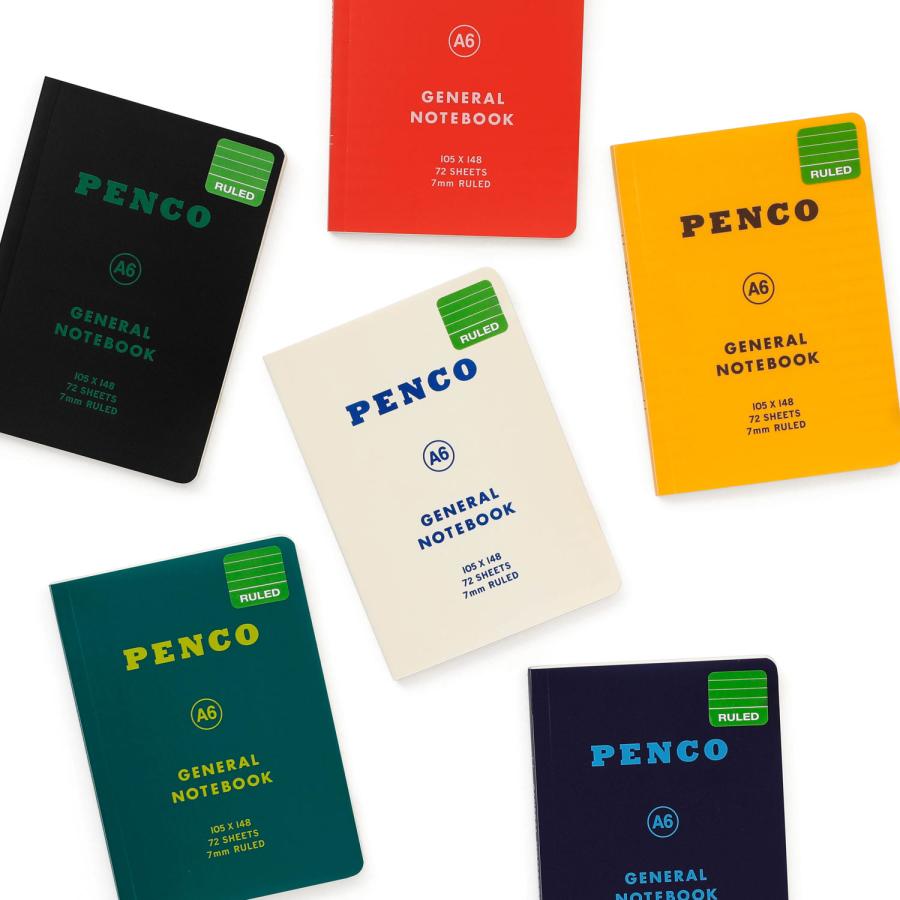 ノート A6 横罫 罫線 7mm penco ペンコ ソフトPPノート A6 Ruled ノート A6 サイズ  メモ帳 文房具 文具 おしゃれ かわいい | penco | 17