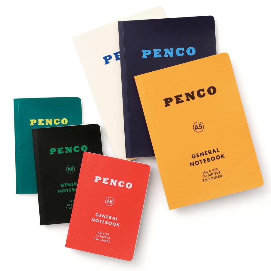 ノート A6 横罫 罫線 7mm penco ペンコ ソフトPPノート A6 Ruled ノート A6 サイズ  メモ帳 文房具 文具 おしゃれ かわいい | penco | 18