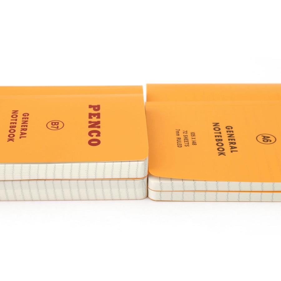 ノート A6 横罫 罫線 7mm penco ペンコ ソフトPPノート A6 Ruled ノート A6 サイズ  メモ帳 文房具 文具 おしゃれ かわいい | penco | 09