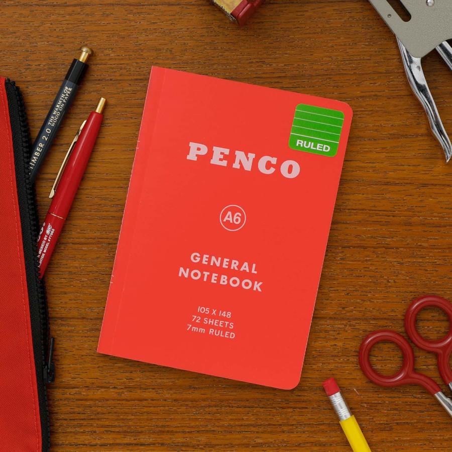 ノート A6 横罫 罫線 7mm penco ペンコ ソフトPPノート A6 Ruled ノート A6 サイズ  メモ帳 文房具 文具 おしゃれ かわいい | penco | 14