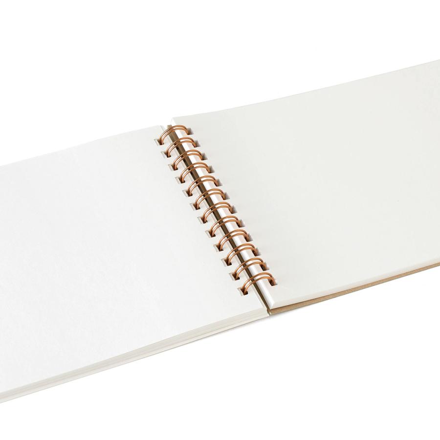 penco ペンコ スケッチブック B6 並口 画用紙 厚紙 お絵描き リング式 アート 水彩画 イラスト 絵 デッサン パステル クレヨン 色鉛筆 | penco | 04