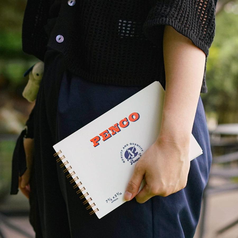 penco ペンコ スケッチブック B6 並口 画用紙 厚紙 お絵描き リング式 アート 水彩画 イラスト 絵 デッサン パステル クレヨン 色鉛筆 | penco | 08