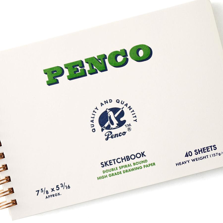 penco ペンコ スケッチブック B6 厚口 画用紙 厚紙 お絵描き リング式 アート 水彩画 イラスト 絵 デッサン パステル クレヨン 色鉛筆 | penco | 05