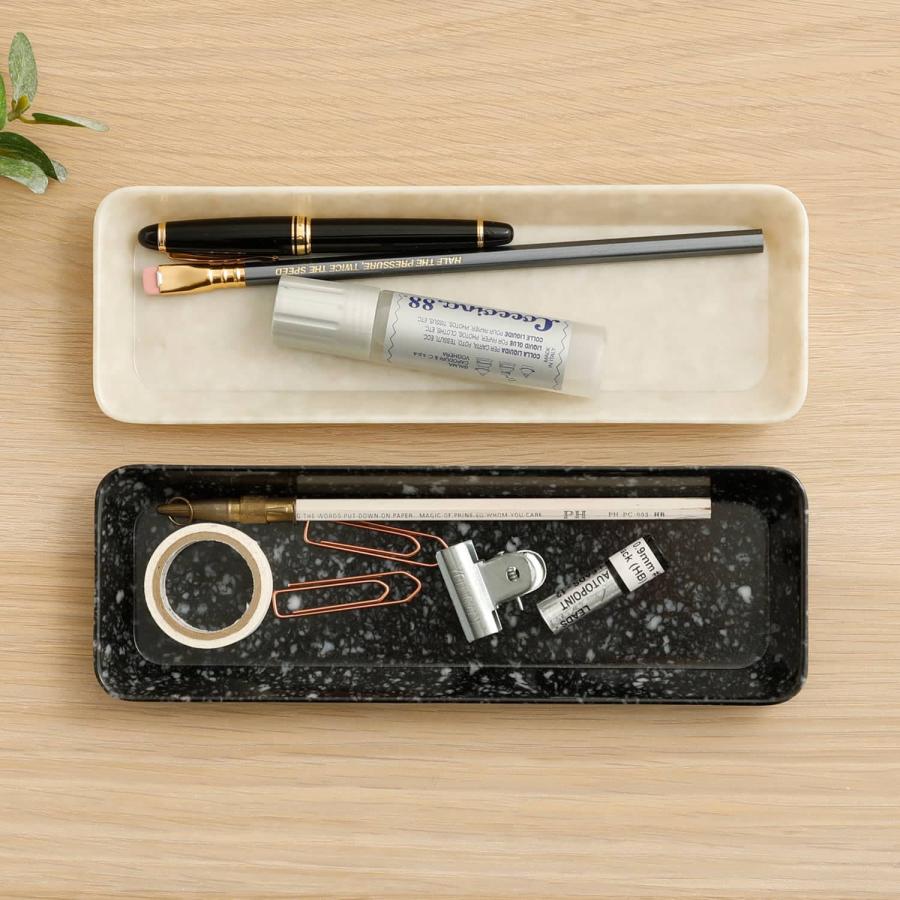 トレー ペントレイ マーブル メラミン 小物入れ アクセサリー ディスプレイ 卓上 インテリア おしゃれ | HIGHTIDE | 14