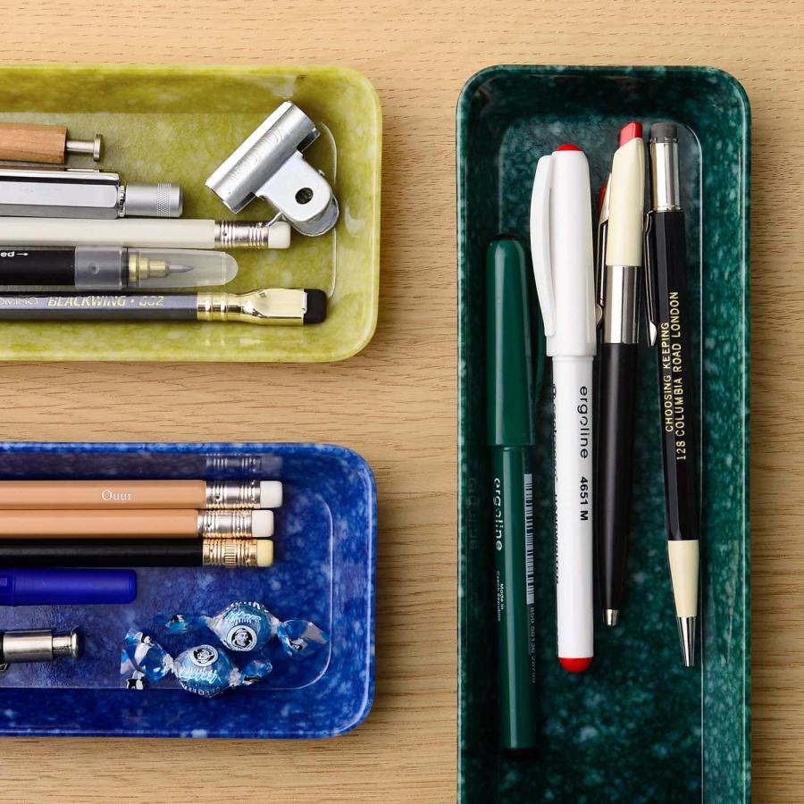 トレー ペントレイ マーブル メラミン 小物入れ アクセサリー ディスプレイ 卓上 インテリア おしゃれ | HIGHTIDE | 12