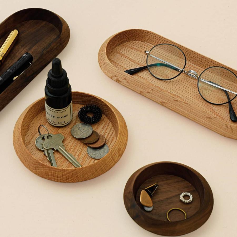 トレー 木製 fur. ウッドトレイ サークル ファー 丸型 アクセサリー 収納 小物 | HIGHTIDE | 12
