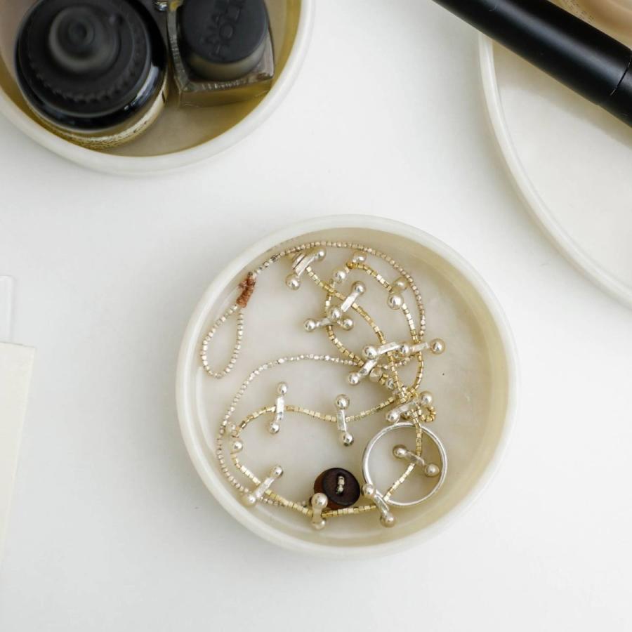 小物入れ スタッキングトレイ S マーブル メラミン トレー 机上収納 デスク キャッシュトレイ アクセサリー | HIGHTIDE