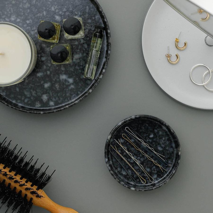 小物入れ スタッキングトレイ S マーブル メラミン トレー 机上収納 デスク キャッシュトレイ アクセサリー | HIGHTIDE | 16