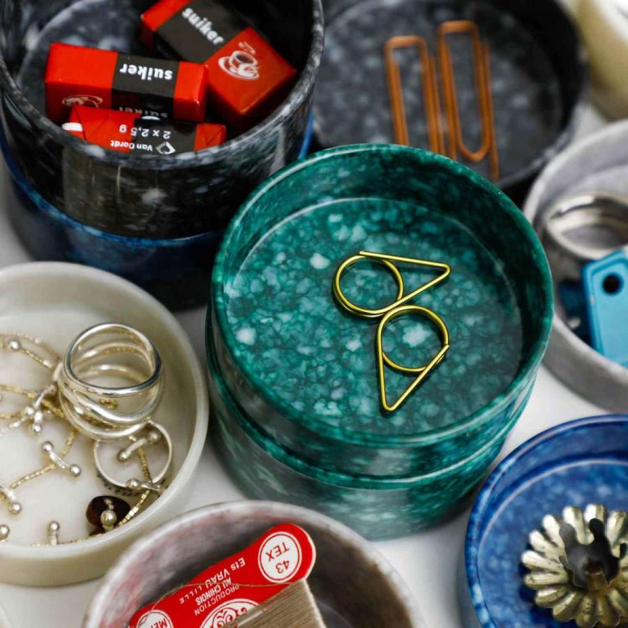 小物入れ スタッキングトレイ S マーブル メラミン トレー 机上収納 デスク キャッシュトレイ アクセサリー | HIGHTIDE | 10