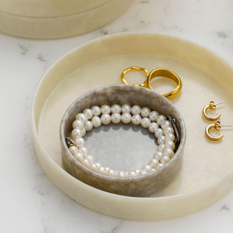 小物入れ スタッキングトレイ S マーブル メラミン トレー 机上収納 デスク キャッシュトレイ アクセサリー | HIGHTIDE | 14