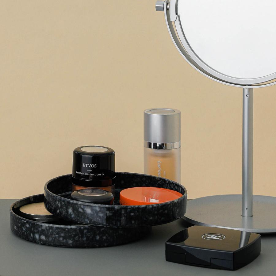 小物入れ サークルデスクトレイ マーブル メラミン トレー 机上収納 デスク キャッシュトレイ アクセサリー | HIGHTIDE | 10