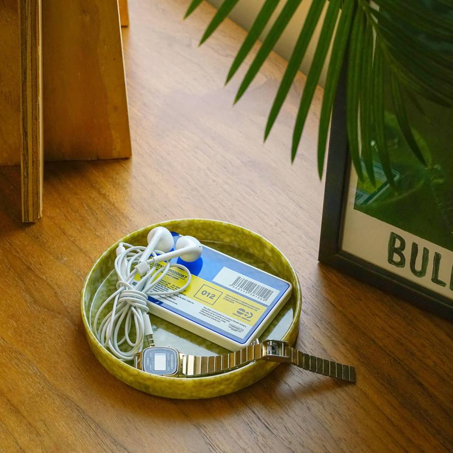 小物入れ サークルデスクトレイ マーブル メラミン トレー 机上収納 デスク キャッシュトレイ アクセサリー | HIGHTIDE | 16