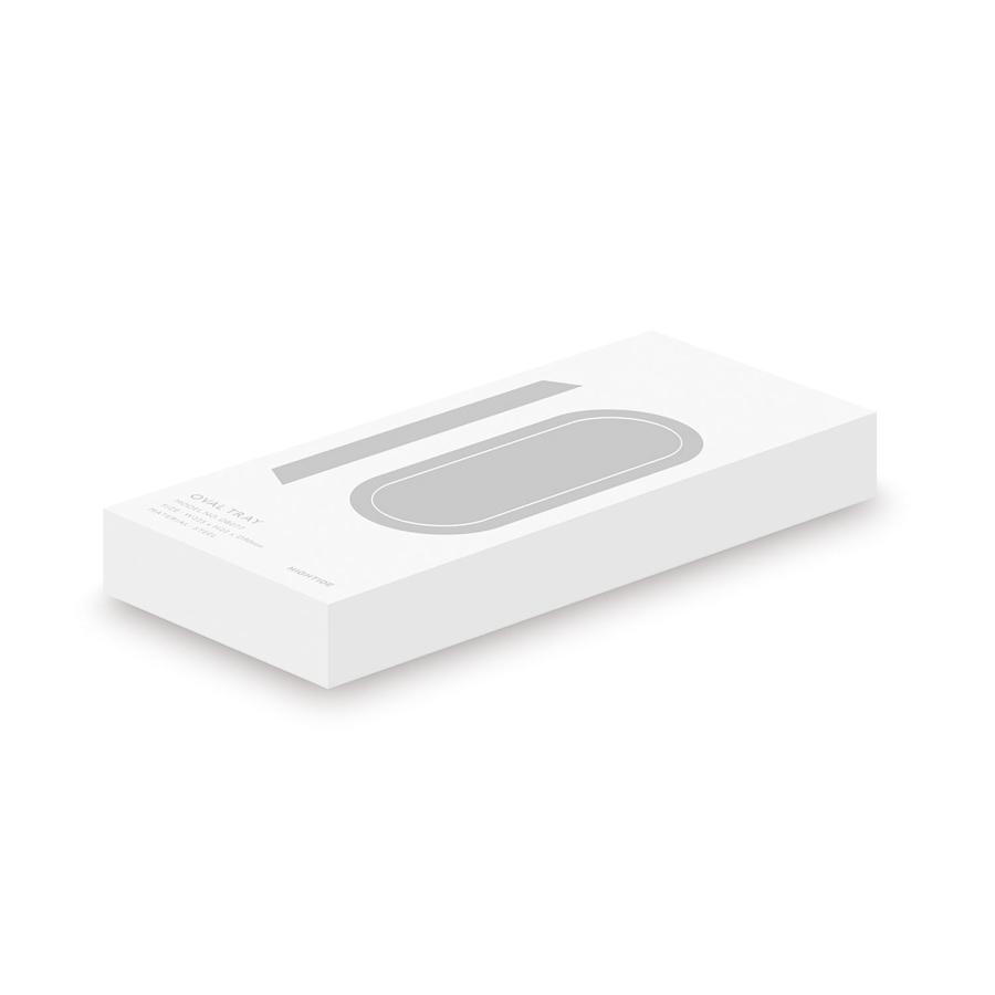 ペントレイ デスクトレイ オーバルトレイ（スチール） メモ帳 ペン トレイ デスクトレー 机上収納 デスク 整理 ペンスタンド ペン入れ ペントレー 眼鏡 | HIGHTIDE | 07