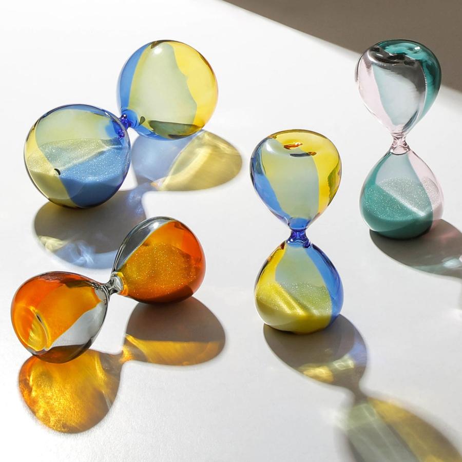 砂時計 S（バイカラー） 5分 時間管理 インテリア オブジェ サンドグラス ハイタイド HIGHTIDE | HIGHTIDE