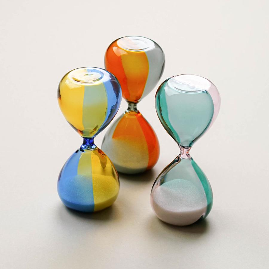 砂時計 S（バイカラー） 5分 時間管理 インテリア オブジェ サンドグラス ハイタイド HIGHTIDE | HIGHTIDE | 08