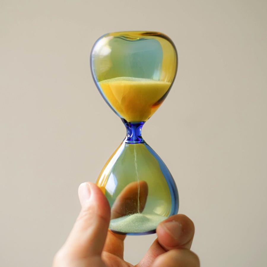 砂時計 S（バイカラー） 5分 時間管理 インテリア オブジェ サンドグラス ハイタイド HIGHTIDE | HIGHTIDE | 09
