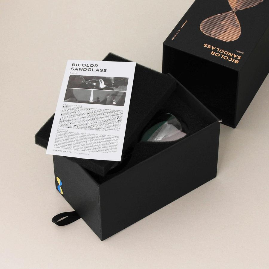 砂時計 S（バイカラー） 5分 時間管理 インテリア オブジェ サンドグラス ハイタイド HIGHTIDE | HIGHTIDE | 11