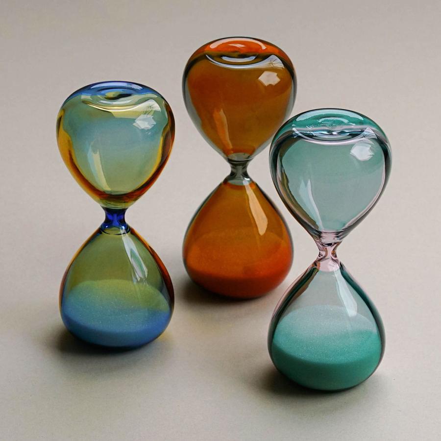 砂時計 M（バイカラー） 10分 時間管理 インテリア オブジェ サンドグラス ハイタイド HIGHTIDE | HIGHTIDE | 12