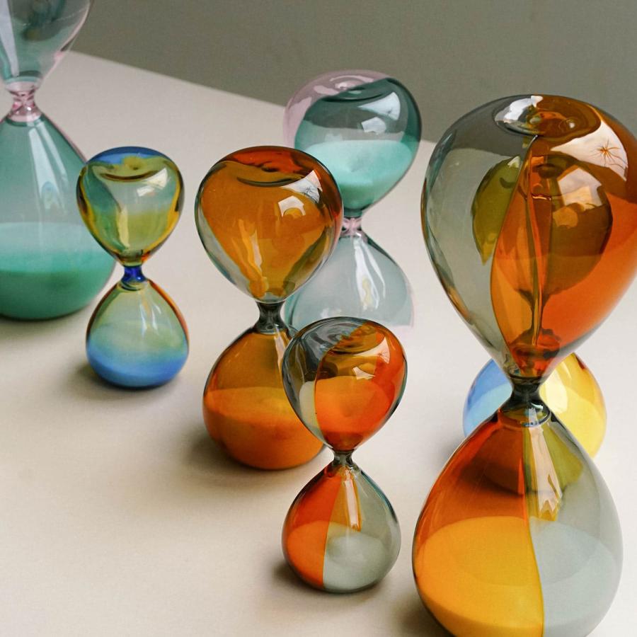 砂時計 L（バイカラー） 30分 時間管理 インテリア オブジェ サンドグラス ハイタイド HIGHTIDE |  | 10