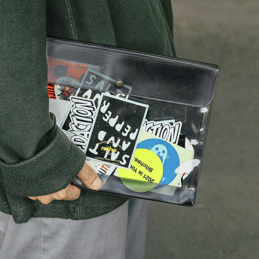 ペンケース nahe ジェネラルパーパスケース A5 書類 通帳 診察券入れ お薬手帳 母子手帳 クリア 連絡帳入れ シンプル | HIGHTIDE | 26