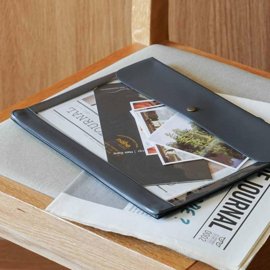 ペンケース nahe ジェネラルパーパスケース A5 書類 通帳 診察券入れ お薬手帳 母子手帳 クリア 連絡帳入れ シンプル | HIGHTIDE | 16