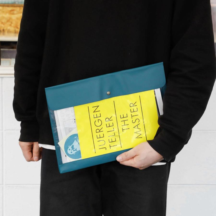 ポーチ nahe ジェネラルパーパスケース A4 書類入れ ファイル ドキュメント アクスタ 透明 クリア | HIGHTIDE | 17