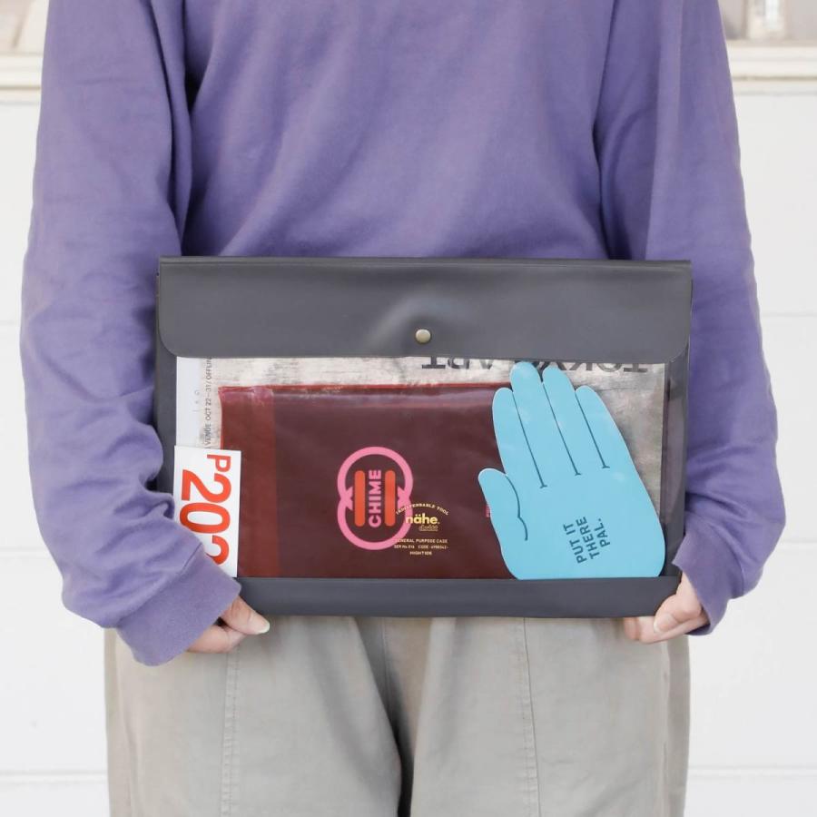 ポーチ nahe ジェネラルパーパスケース A4 書類入れ ファイル ドキュメント アクスタ 透明 クリア | HIGHTIDE | 19