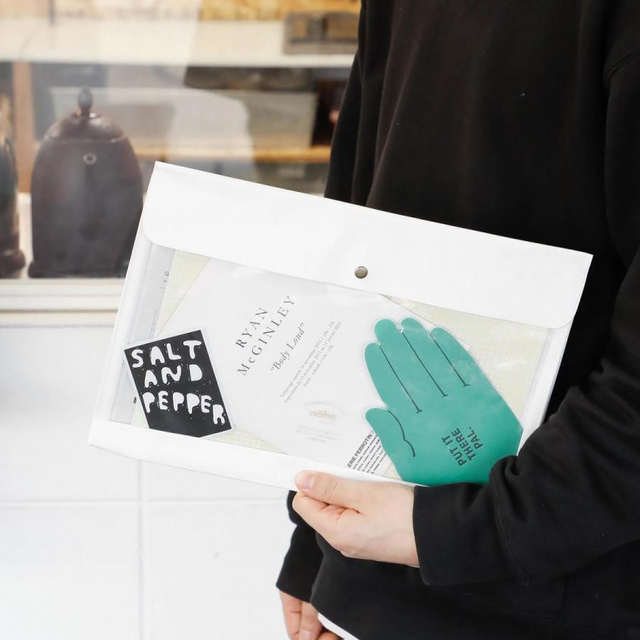 ポーチ nahe ジェネラルパーパスケース A4 書類入れ ファイル ドキュメント アクスタ 透明 クリア | HIGHTIDE | 21