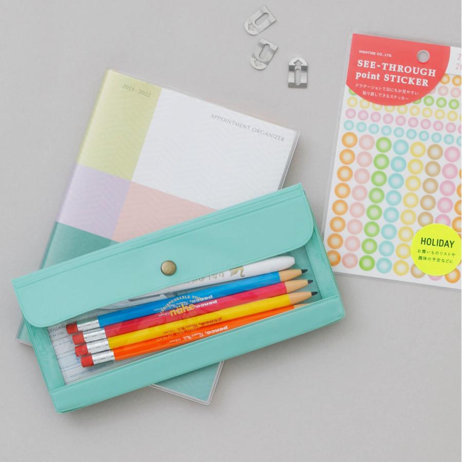 ペンケース nahe ネーエ ジェネラルパーパスケース ワイド アクスタ 歯ブラシ メイクブラシケース 黒 透明 クリア 収納 旅行 シンプル | HIGHTIDE | 25