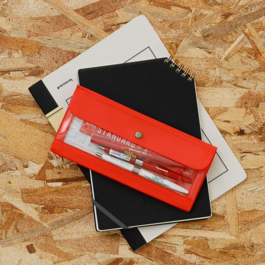 ペンケース nahe ネーエ ジェネラルパーパスケース ワイド アクスタ 歯ブラシ メイクブラシケース 黒 透明 クリア 収納 旅行 シンプル | HIGHTIDE | 22