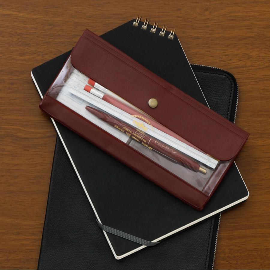 ペンケース nahe ネーエ ジェネラルパーパスケース ワイド アクスタ 歯ブラシ メイクブラシケース 黒 透明 クリア 収納 旅行 シンプル | HIGHTIDE | 23