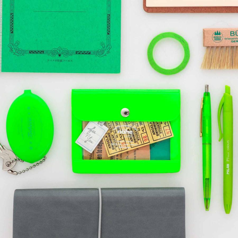 クリアポーチ nahe ジェネラルパーパスケース ネオン A7 カード 名刺 薬 コイン アクスタ ミニ | HIGHTIDE | 06