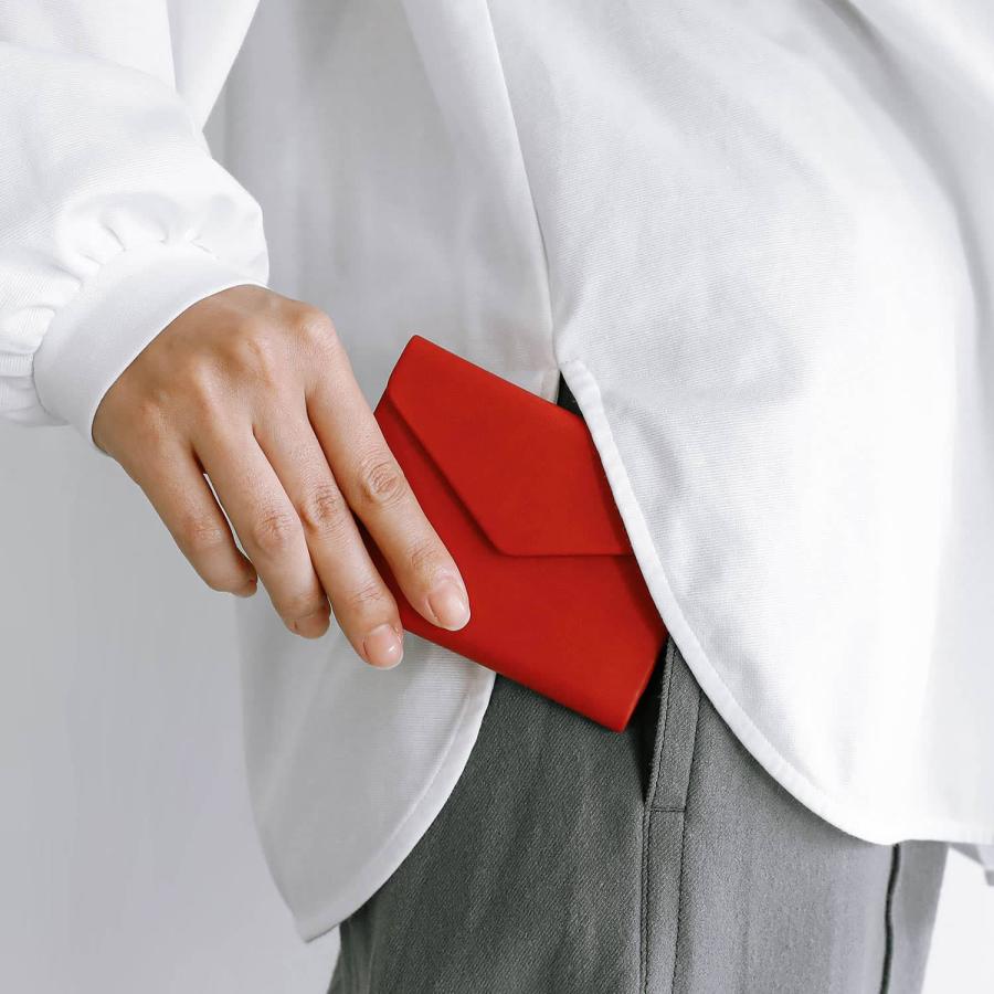 名刺入れ レディース ダブルフラップカードホルダー 名刺ホルダー カードケース メンズ 男性 女性 20代 30代 40代 50代 マグネット 磁石 三つ折り ギフト | HIGHTIDE | 28