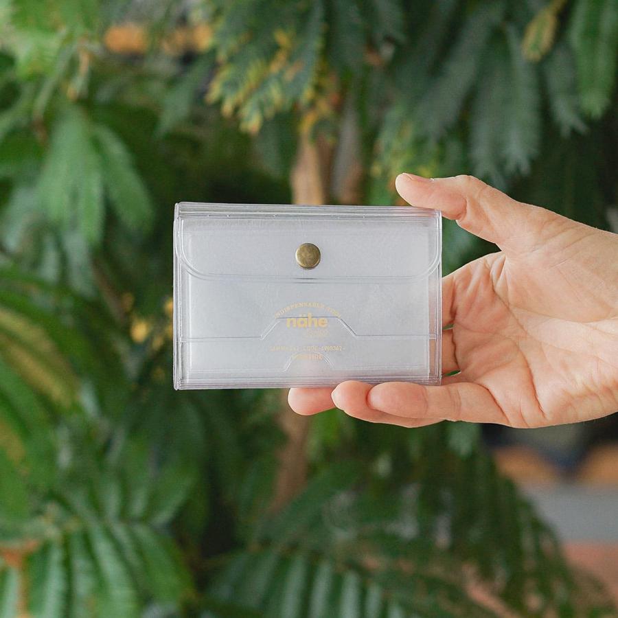 カードケース スリム nahe ネーエ カードケース クリア カード入れ カードホルダー 大容量 診察券 名刺 メンズ レディース 整理 透明 | nahe | 09